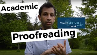 Academic Proofreading