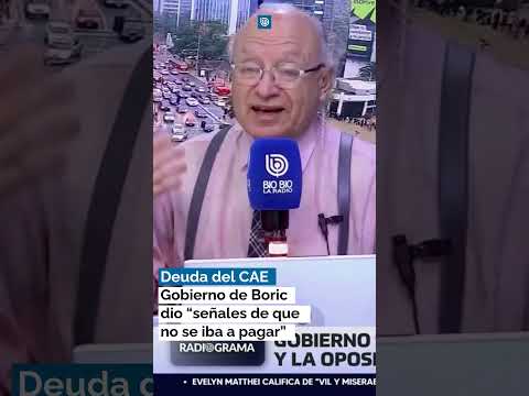 Deuda del CAE: gobierno de Boric dio “señales de que no se iba a pagar”