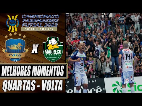 Pato X Marreco | QUARTAS DE FINAL | 2º Jogo | Campeonato Paranaense de Futsal 2023 (28/10/2023)