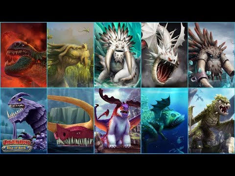 All 10th Legendary Dragon All Cinematic - Resource Boots (Dragon Rise Of Berk)