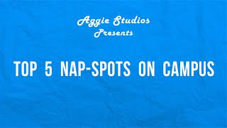 5 Best Nap Spots on Campus