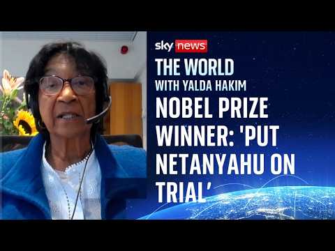 Nobel Peace Prize winner Navi Pillay calls for prosecution of Benjamin Netanyahu over war in Gaza