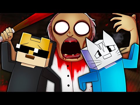 LA VERA MODALITA' HORROR DI GRANNY SU MINECRAFT CON @DrCatAhBoh ! SCAPPIAMO DALLA NONNA DEMONE! *AIUTO*