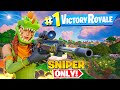 The SNIPER ONLY CHALLENGE In Fortnite Chapter 5