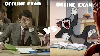 Offline Exam vs Online Exam  Funny memes