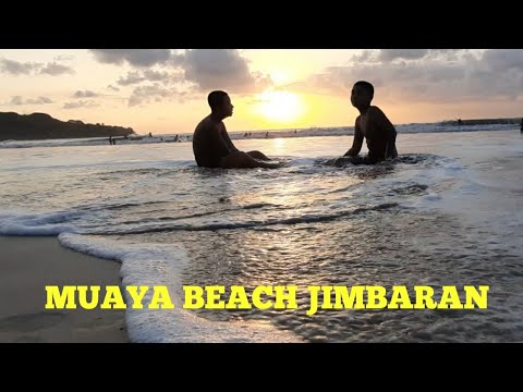 PANTAI MUAYA JIMBARAN : KEINDAHAN MATAHARI DI SORE HARI