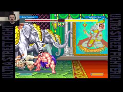 Ultra Street Fighter 2 1st Online MP pt73 - Beware the Fat Man