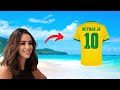 Ex Namorada De Neymar Bruna Biancardi Posa De Biquíni Na Praia