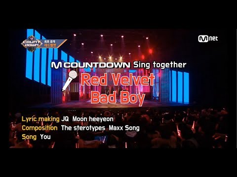 [MCD Sing Together] Red Velvet - Bad Boy Karaoke ver.