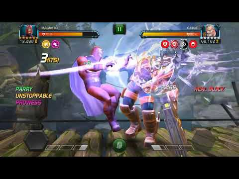 Magneto inhuman damage, vs Cable Cavalier 2.2.