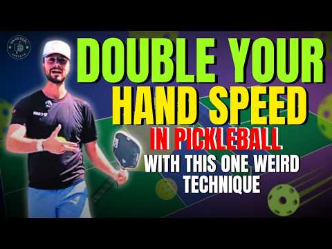 Double Your Hand Speed in Pickleball with This ONE Weird Technique