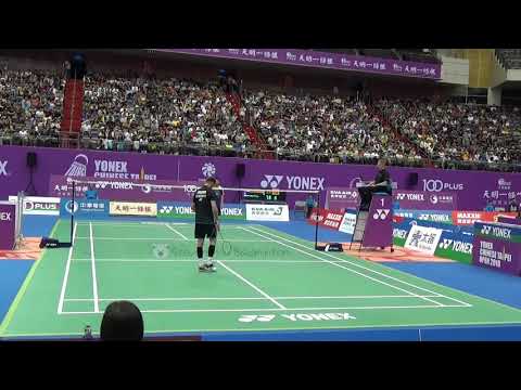 20181005Taipei Open QF MS Jan O JORGENSEN(DK)vs CHEN Chi Ting(TPE)2-2