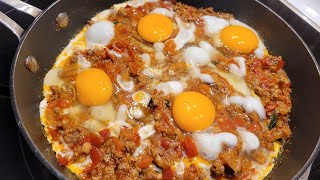 Incredible Ground Beef Egg Recipe!! It's so delicious that I cook it 3 times a week