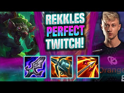 REKKLES PERFECT GAME WITH TWITCH! - KC Rekkles Plays Twitch ADC vs Ezreal! | Season 2022