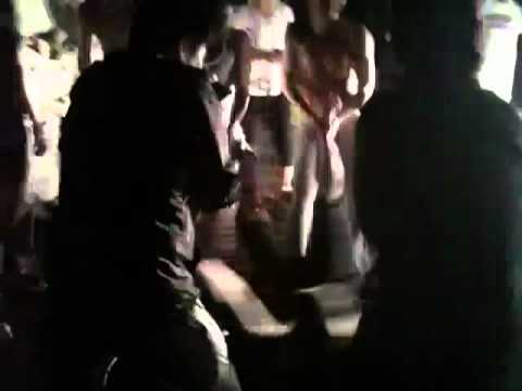 100925 Heechul's Twitter Video Update - Throwing Eunhyuk into the pool