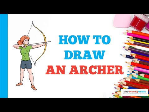 How to Draw an Archer: Easy Step by Step Drawing Tutorial for Beginners