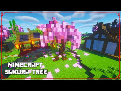 Minecraft Sakura Tree /Cherry Blossom (🌸Japanese...