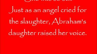 Abraham&#39;s Daughter-Arcade Fire Lyrics Video
