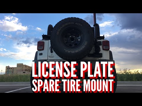 Teraflex/Fastenal License Plate Relocation Bracket
