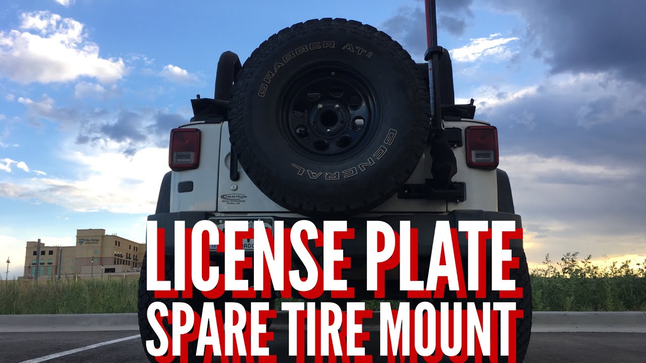 Teraflex/Fastenal License Plate Relocation Bracket