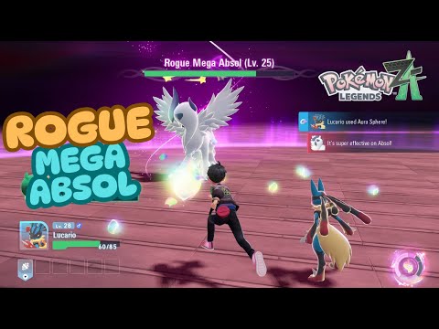 Mega Absol Full Fight - Pokemon Legends Z-A | Nintendo Switch