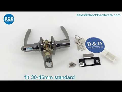 Door Knob Lock Tubular Lock Stainless Steel Zinc Alloy Standard Duty Handle Knob Lock Front Door Locksets