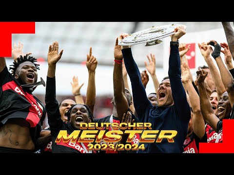 Bayer Leverkusen  CHAMPIONS 2023 / 2024  - Deutscher Meister