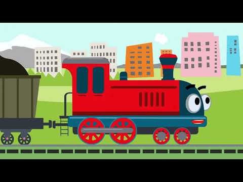 Der Zug und die anderen Fahrzeuge - Kinderlieder deutsch - Kote TV