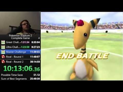 Pokemon Stadium 2 Complete Game Speedrun in 24:31:01 (2/3)