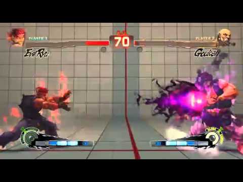 Super Street Fighter 4 Arcade Edition Evil Ryu Ultra 1 Metsu Hadouken