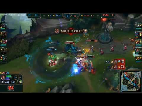 TSM vs TL - Doublelift Biofrost big plays won a 3v4