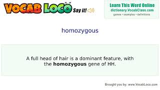 Video thumbnail for homozygous