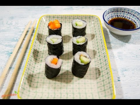 Hoso Maki | Sushi selber machen -- Rezept und Anleitung