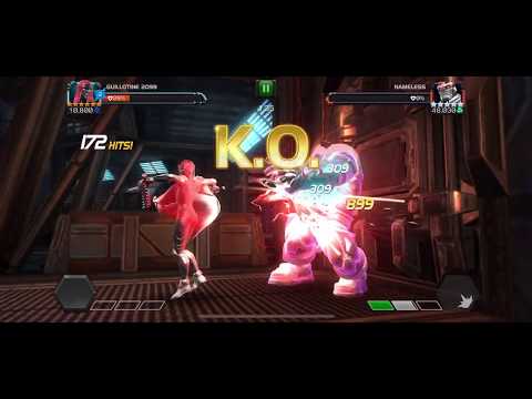Guillotine 2099 Solo Kills (One shot) Nameless Thanos (AQ Boss)
