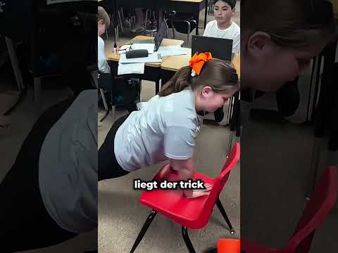 Kann Man Sich Auf Einen Stuhl Setzen, Ohne Die Füße Zu Bewegen? 🤯