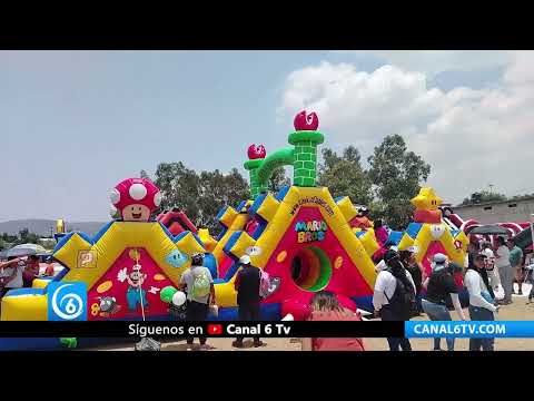 Video: Celebran Día del Niño y la Niña con actividades recreativas en Valle de Chalco