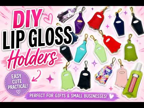 Scrap Busting Lip Gloss Holders - Pattern by Cork and Copper