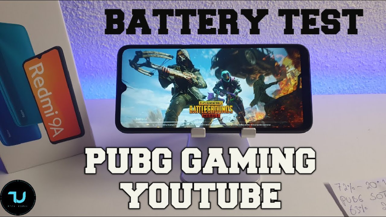 Redmi 9A Battery drain test/PUBG Gaming+Youtube/Mix use! Helio G25 Screen on time 5000MAH review