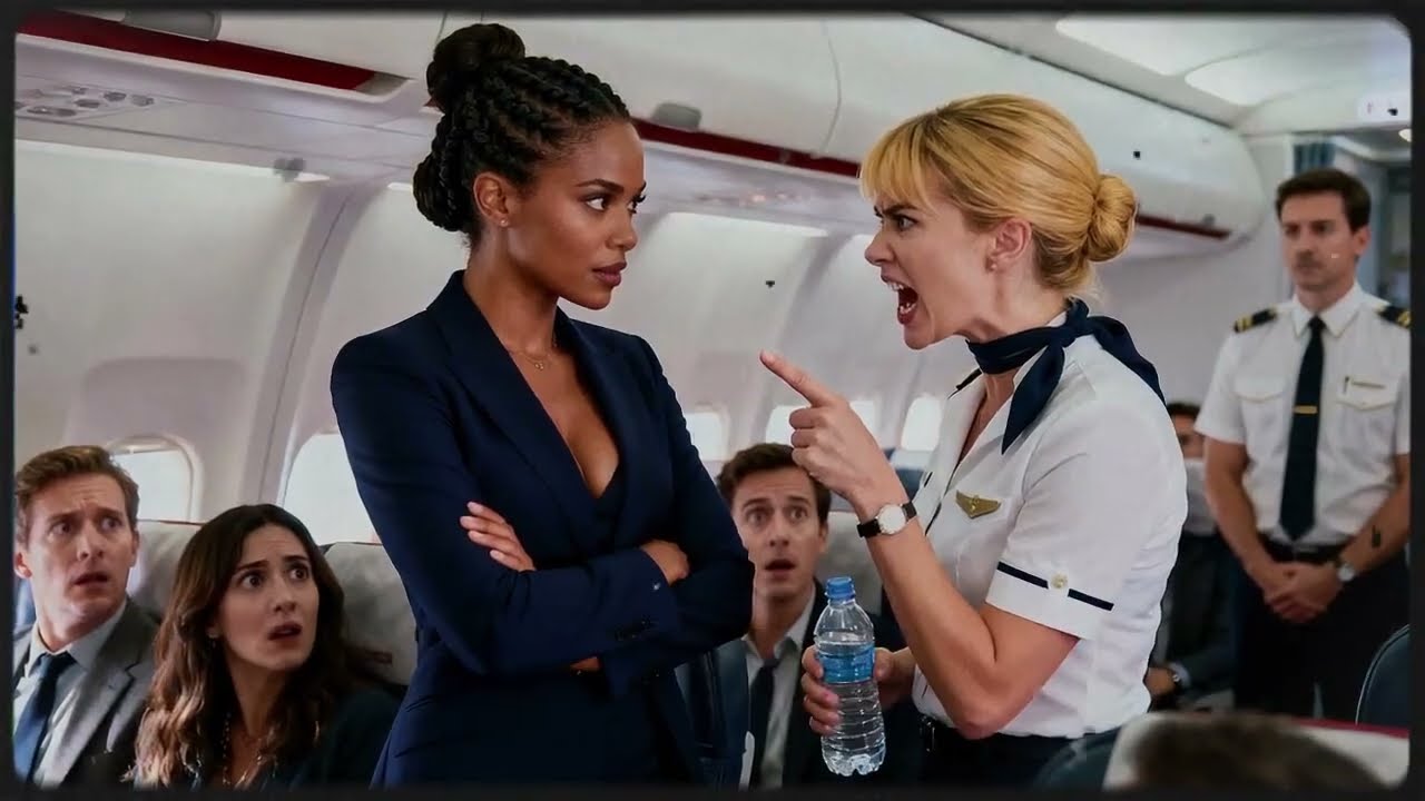 Flight Attendant Refused to Give Her Water — She Made One Call, and the Flight Was Cancelled