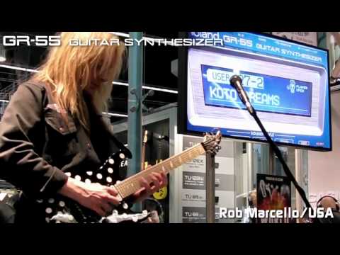 GR-55 Guitar Synth Demo by Rob Marcello Musikmesse 2011