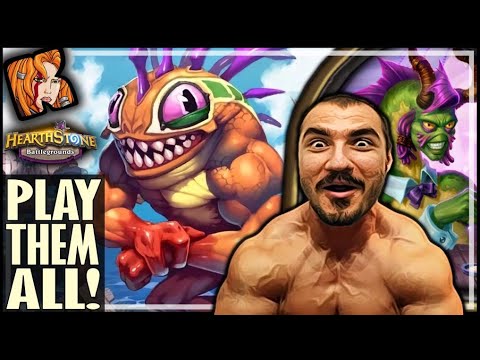 WHY SETTLE? PLAY ALL BUILDS! - Hearthstone Battlegrounds