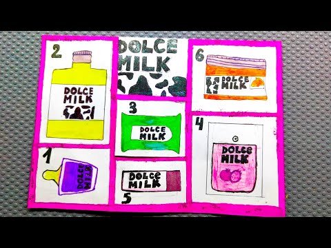 ДОЛЬЧЕ МИЛК АДВЕНТ КАЛЕНДАРЬ КАК СДЕЛАТЬ?DOLCE MILK БУМАЖНЫЕ СЮРПРИЗЫ СВОИМИ РУКАМИ