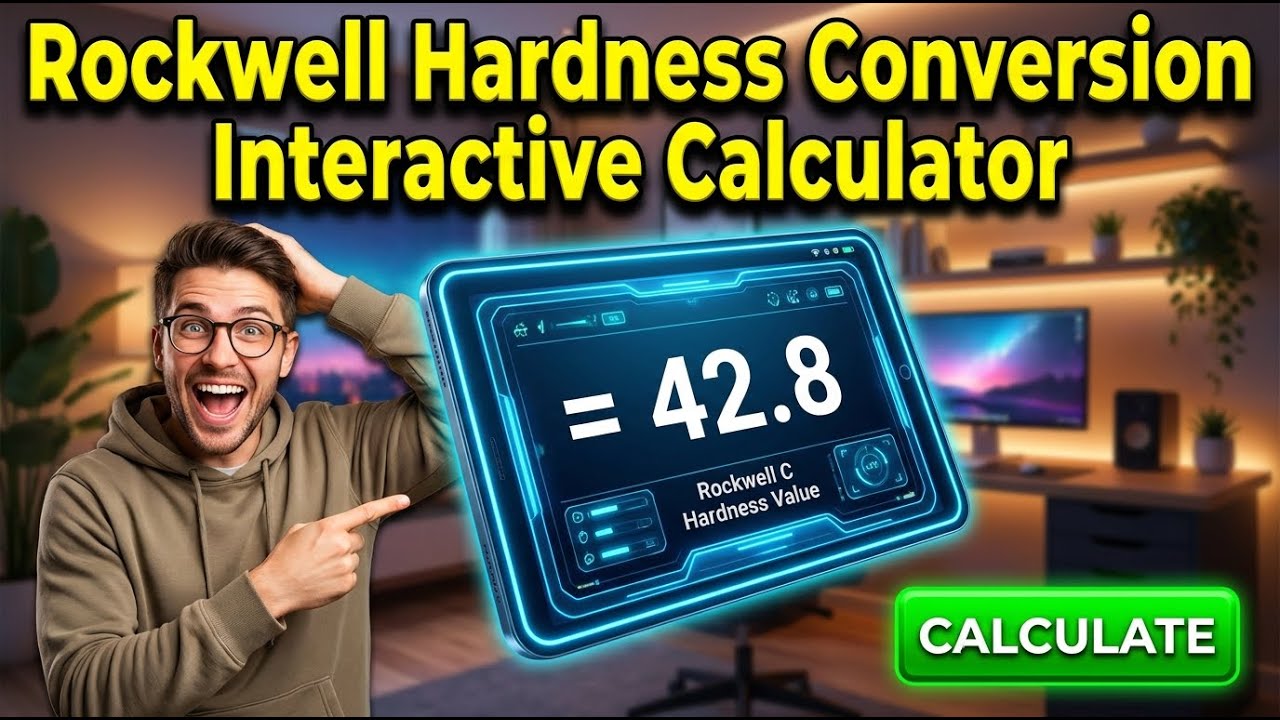 Rockwell Hardness Conversion Interactive Calculator