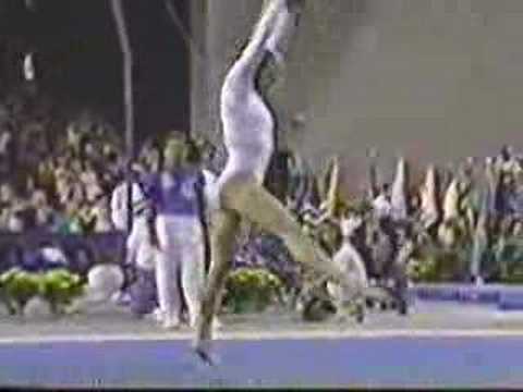 Wendy Bruce FX 1992 Olympic Gymnastics Trials
