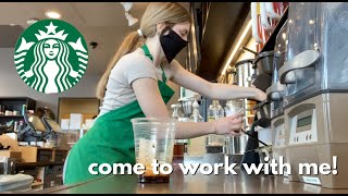 come to work with me at starbucks + GIVEAWAY // what its like to be a shift leader