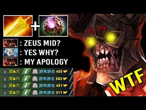 NEW CANCER HERO TO COUNTER ZEUS MID! Octarine Core Doom Crazy Burn Damage 7.22 Meta Gameplay Dota 2