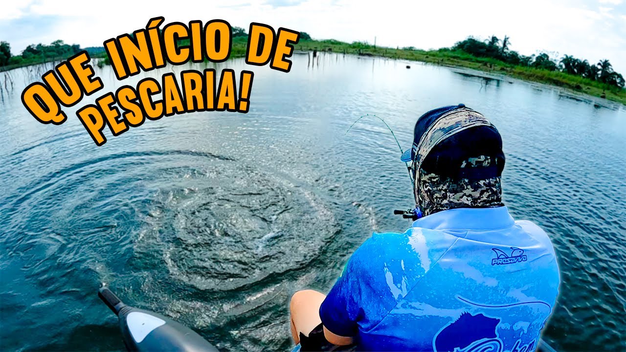 Aventura de Pesca e Acampamento no Mato: Pegamos muito Tucunaré!