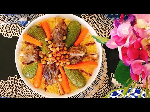 How to 🇩🇿make couscous(Algerian couscous, recipe from the capital )🇩🇿كسكس جزايري عاصمي