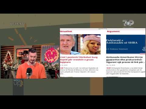 Wake Up, 11 Dhjetor 2018, Pjesa 1 - Top Channel Albania - Entertainment Show