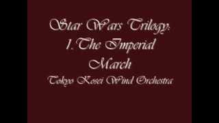 Star Wars Trilogy 1.The Imperial March.(Darth Vader's Theme). Tokyo Kosei Wind Orchestra.